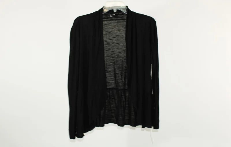 Forever 21 Black Cardigan | S Patchwork Embroidered Appliqued