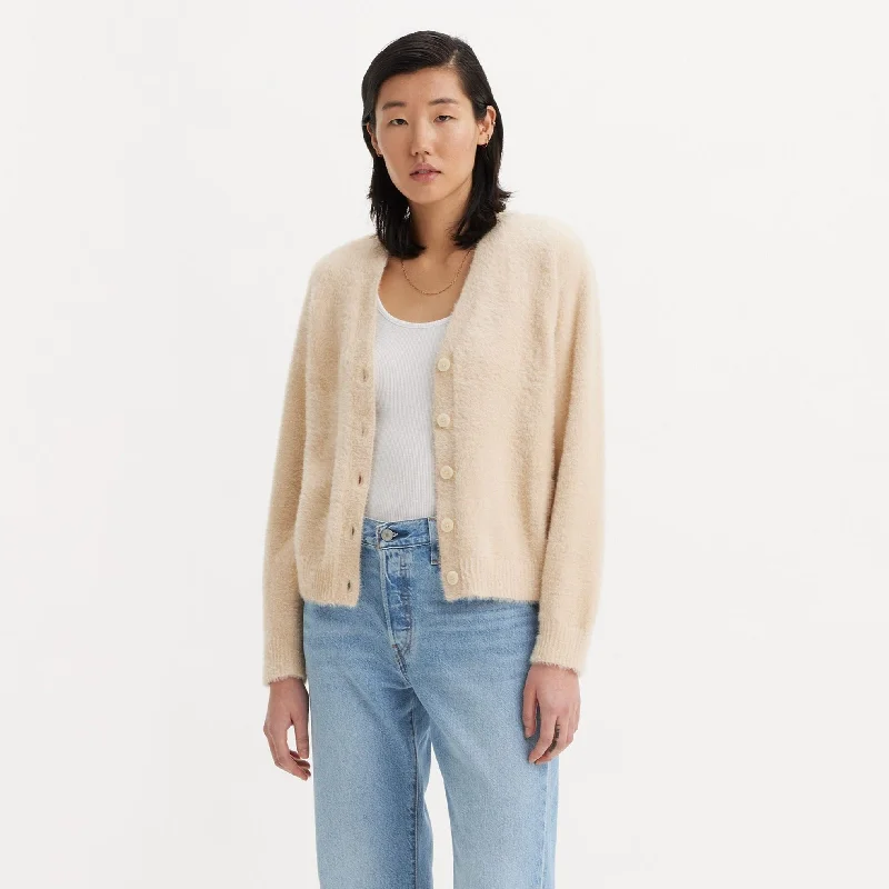 Levis Betty Cardigan Safari - Sizes S & M Hooded Cardigan Collared Cardigan Shawl Collar