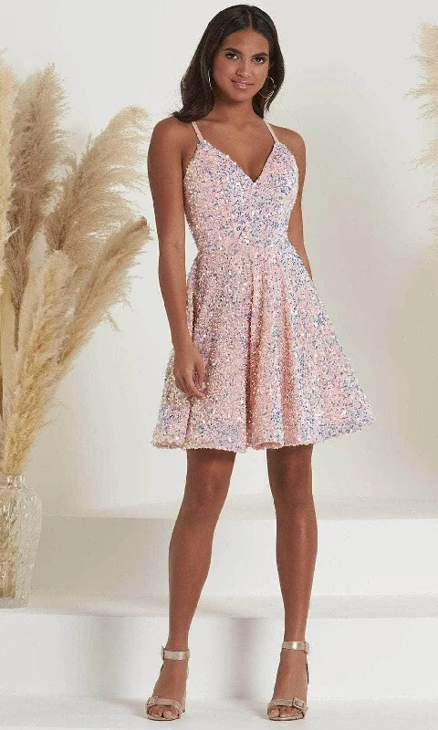 Tiffany Homecoming 27350 - Fully Sequined Cocktail Dress
