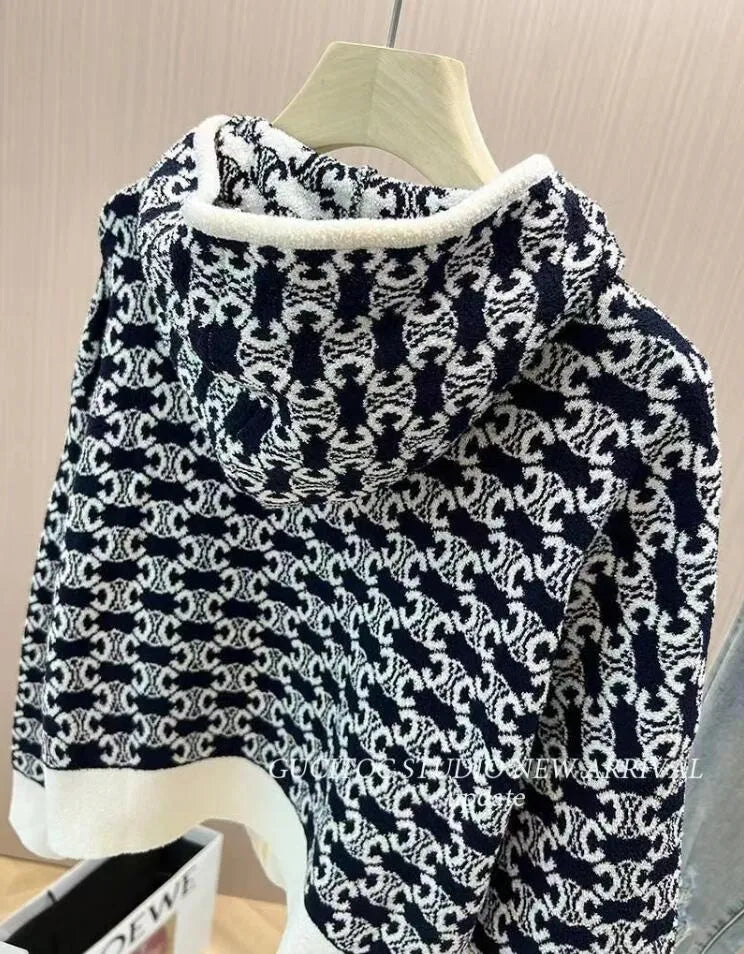 Top Fall Designer Women sweaters Fashion high-end luxury letter print warm trench sweater cardigan Long Sweater Short Sweater Cropped Sweater