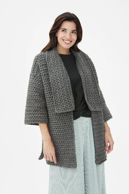 Quinn Crochet Cardigan - Version 2 Lightweight Heavyweight Midweight