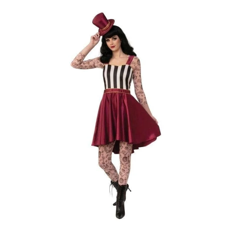 Tattooed Lady Costume Circus Performer Dress