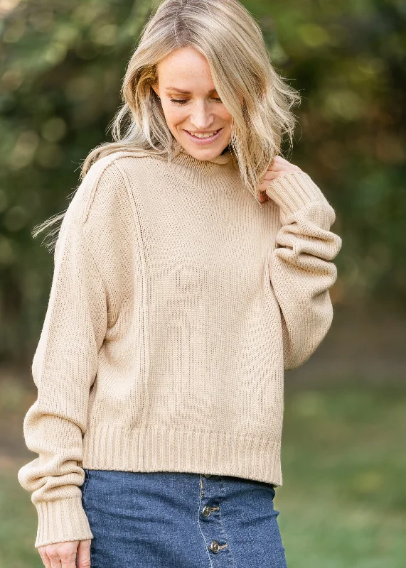 Nash Reverse Seam Knit Sweater - FINAL SALE Rayon Fabric Velvet Fabric Corduroy Fabric