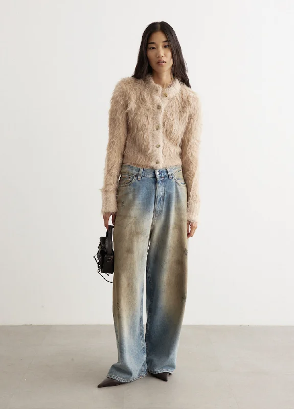 Kradi Super Lux Cardigan Fitted Loose Oversized