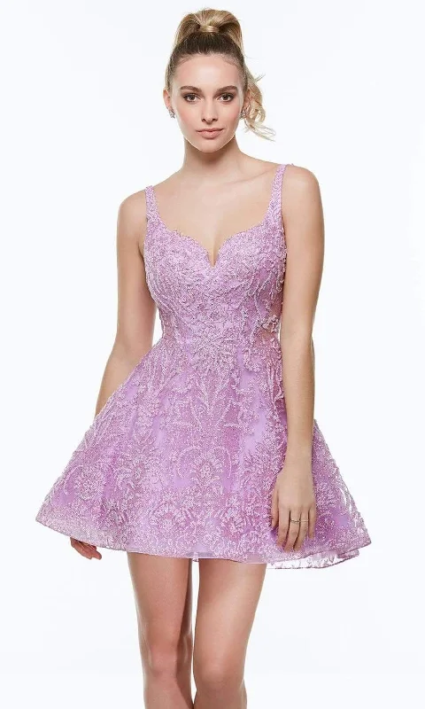 Alyce Paris - 3950 Sleeveless Beaded A-Line Cocktail Dress