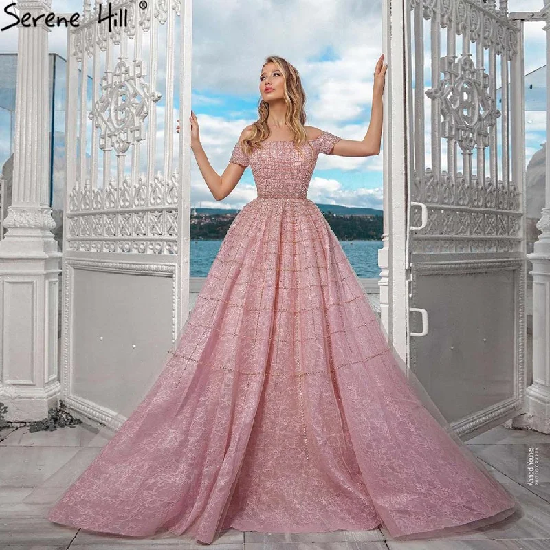Serene Hill Mauve Off Shoulder Luxury Evening Dresses Gowns 2024 Beading Diamond Sexy For Women Party LA70263 Serene Hill Mauve Off Shoulder Luxury Evening Dresses Gowns 2024 Beading Diamond Sexy For Women Party LA70263