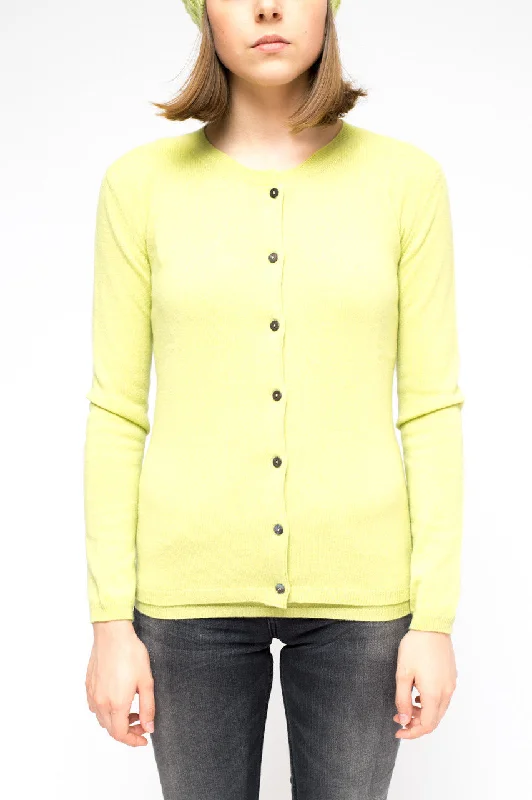 LA Rose cardigan cashmere asparagus Boat Neck Shawl Collar Notched Collar