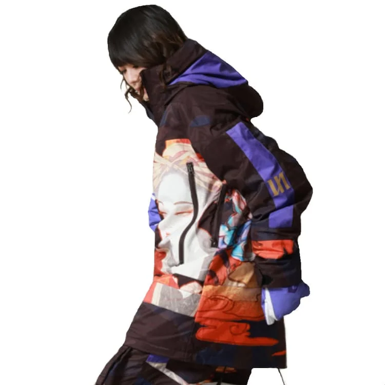 Marqleen Galaxxy Jacket-SONGOKU (Japanese Brand) [UNISEX] Snapped Jacket Toggled Jacket Drawstring Jacket