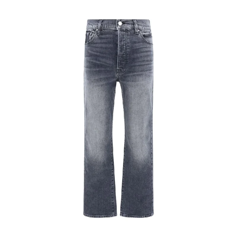 Amiri Denim Pants Straight Trousers,