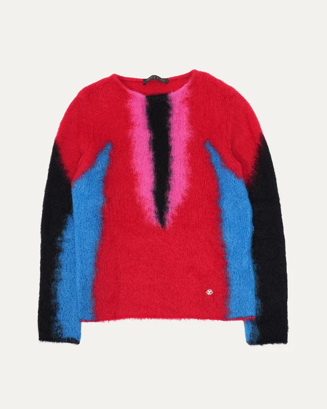 Impala Pullover Mohair Sweater Faux Fur Fabric Real Fur Fabric Shearling Fabric