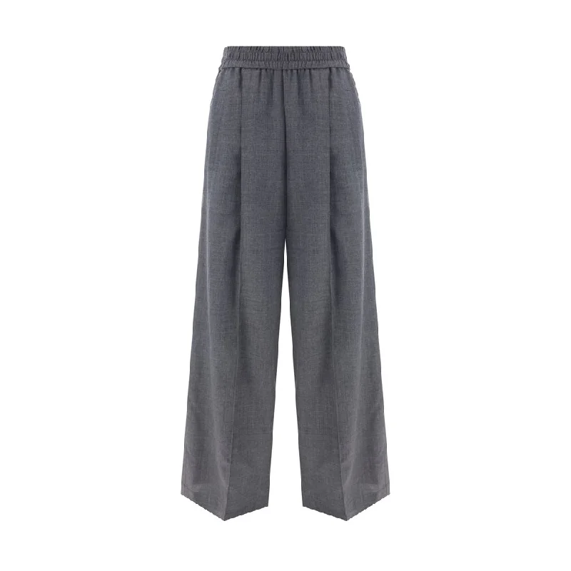 Brunello Cucinelli Loose Track Pants High-Waisted Sale,