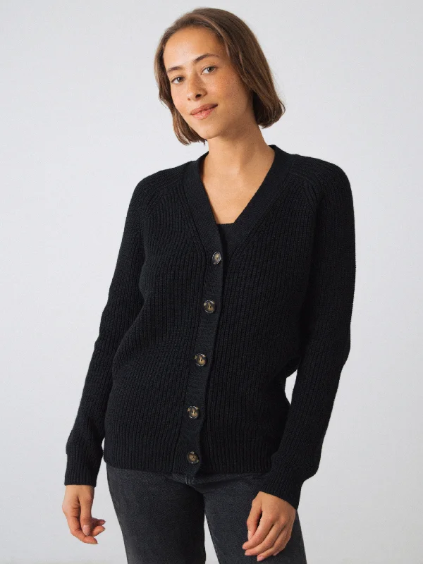 Chunky Cardigan Boat Neck Shawl Collar Notched Collar