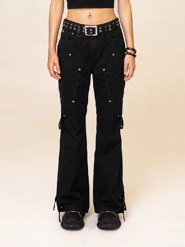 Wildworld Wild Mermaid Logging Pants Clearance Stretch,