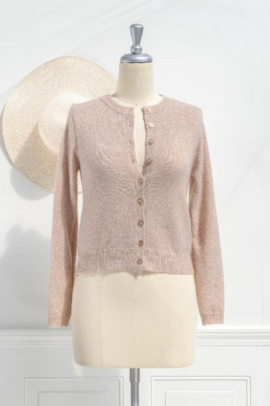 Edith Cropped Cardigan Tailored Straight A-Line