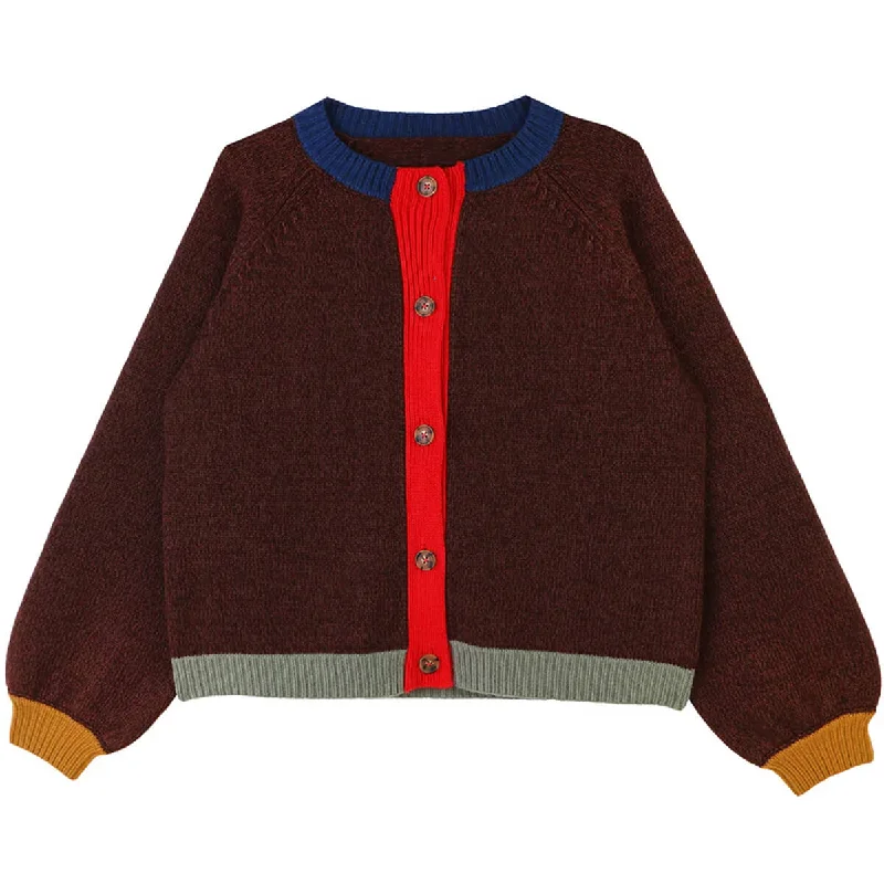 Ives Cardigan in Chocolate by L.F.Markey Tailored Straight A-Line
