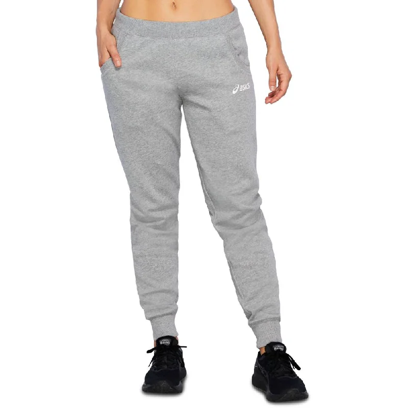 ASICS Womens Fleece Cuff Pants High-Waisted Clearance,
