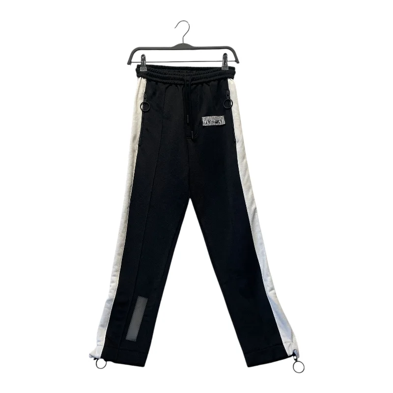 OFF-WHITE/Straight Pants/XXS/Stripe/Polyester/BLK/Joggers/ Denim Comfort,