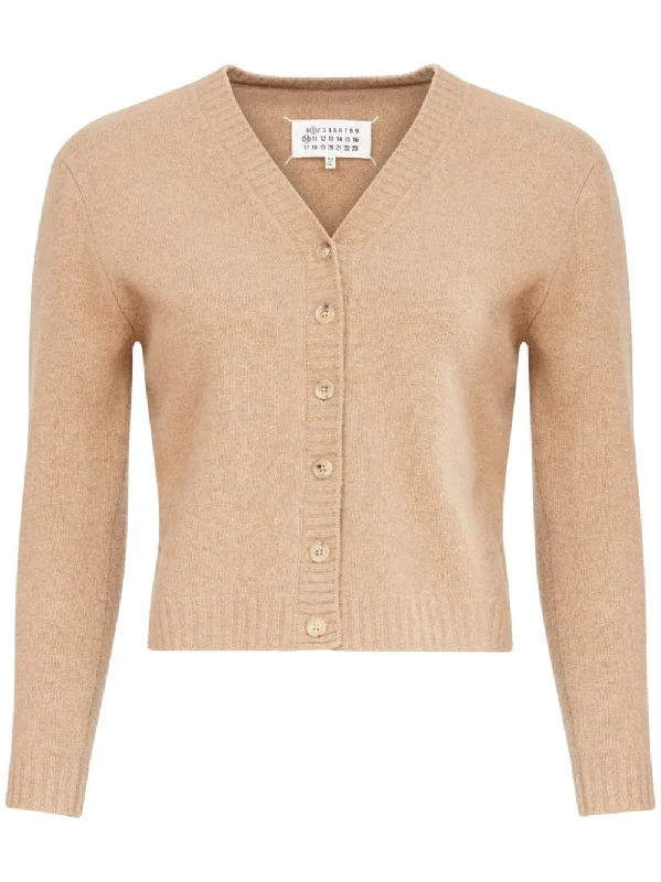 V-neck wool cardigan Casual Formal Business