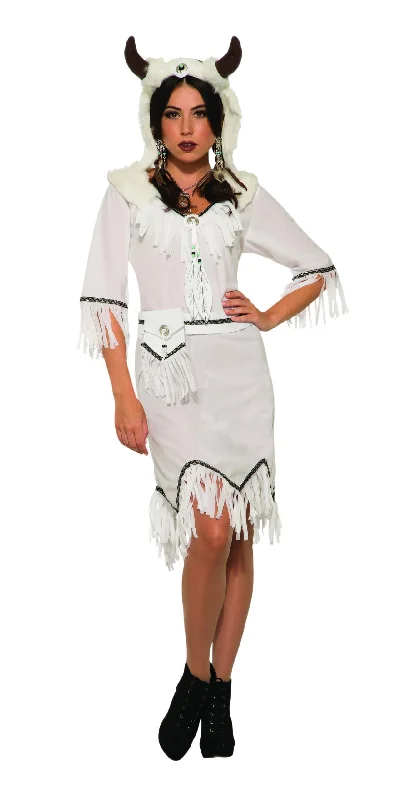 White Buffalo Spirit Costume Ladies Dress