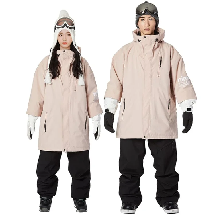 Nima Unisex Snow Light Jacket-PINK (Japanese Brand) Satin Jacket Silk Jacket Chiffon Jacket