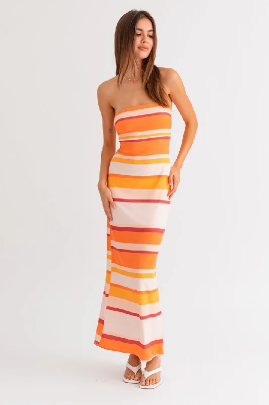 TANDUL Women Tube Multicolor Dress