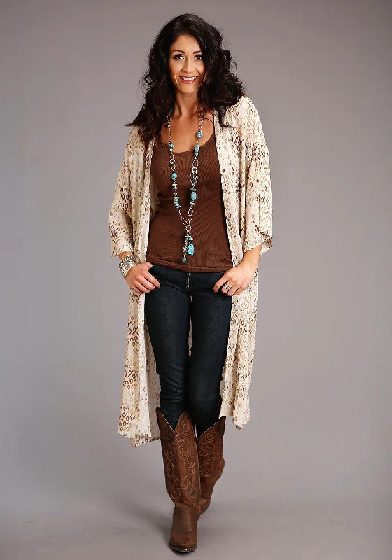 Ladies Herringbone Long Sleeve Cardigan Lightweight Heavyweight Midweight