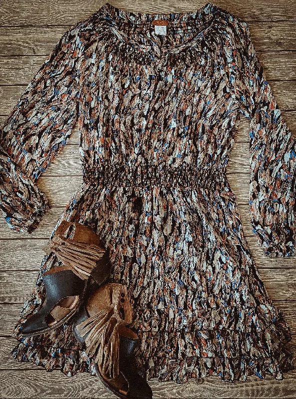 Feather Frills Dress
