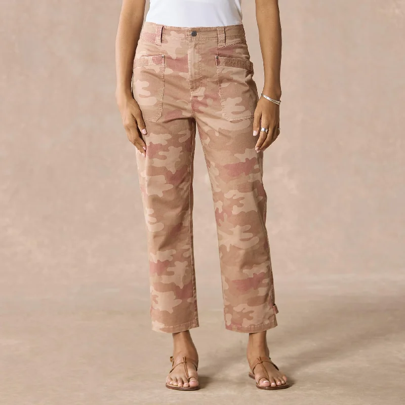 Hayes Camo Pants Clearance High-Waisted,