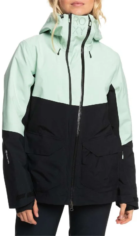 Roxy Women's GORE-TEX Stretch Purelines Jacket 2024 Nylon Fabric Polyester Fabric Spandex Fabric