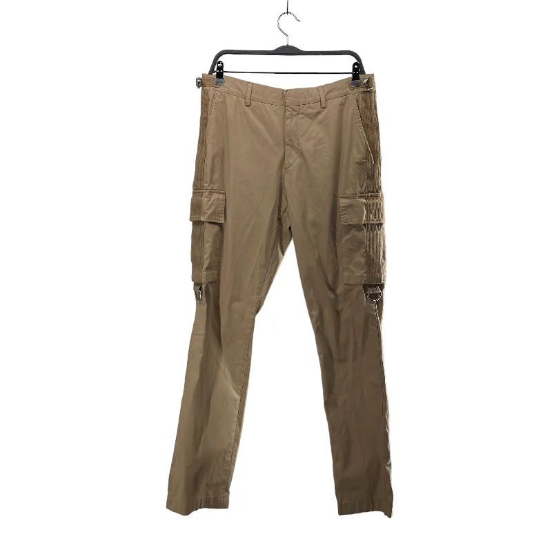 BURBERRY/Straight Pants/48/Cotton/KHK/SIDE TAPE/8023155 Trousers Skinny,