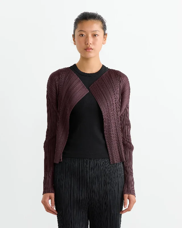MC Sept Cardigan in Dark Brown Slim Fit Regular Fit Oversized