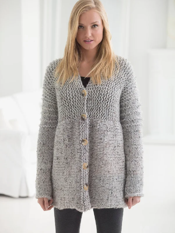 Reading Room Cardigan (Knit) - Version 1 Layered Multi-layer Single Layer