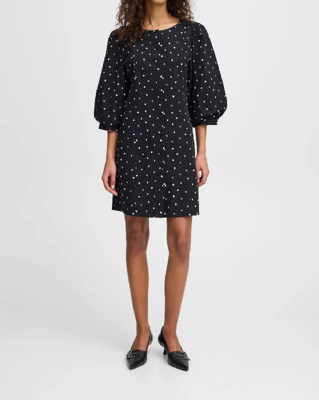 Wissa Dress In Black Heart