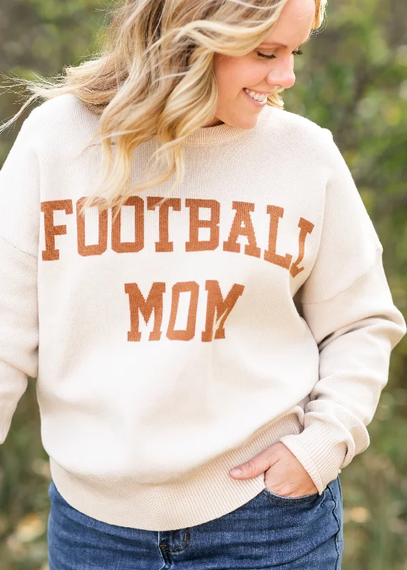 Football Mom Soft Knit Sweater - FINAL SALE Jersey Fabric Tulle Fabric Batik Fabric