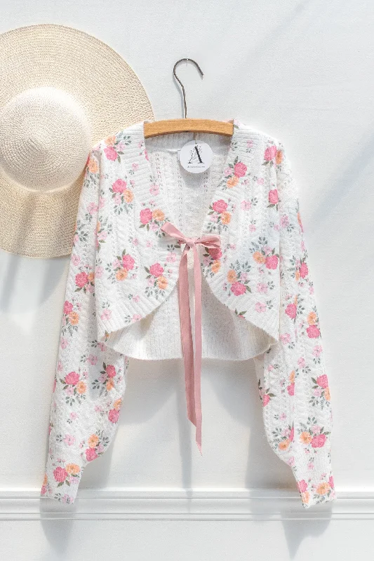 Coquette Bolero Cardigan Zippered Front Buttoned Front Snap Front
