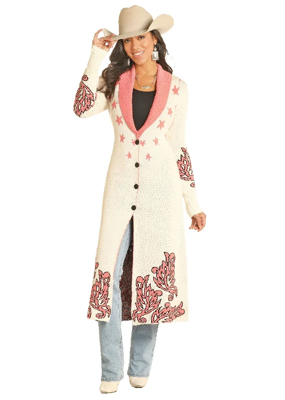 Women's Powder River Cowgirl Cardigan Neon metallic Matte