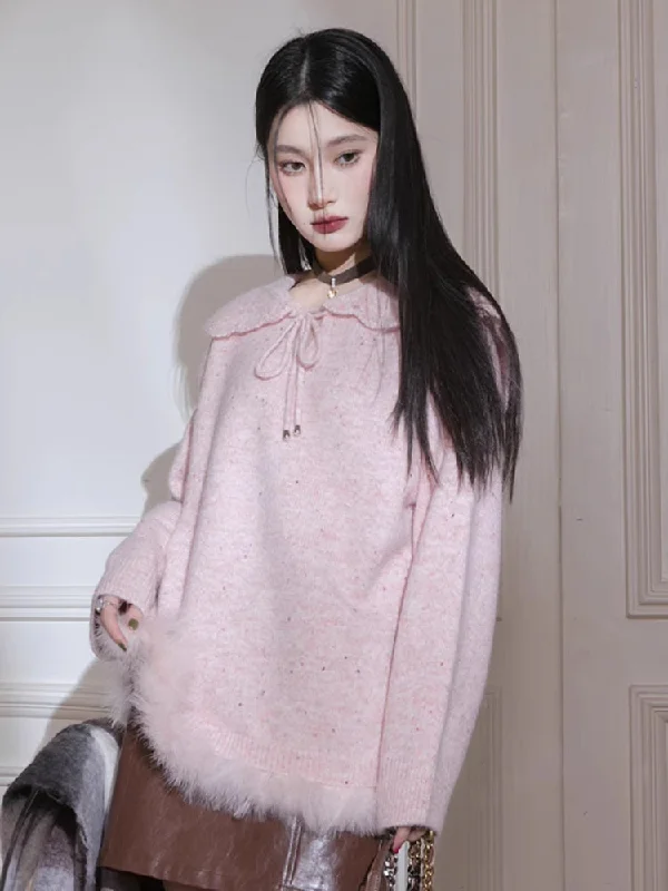 Colorful dot sweater【s0000005796】 Plaid Sweater Polka Dot Checkered