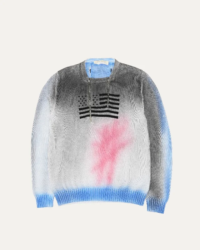 Allegiance Crew Sweater Modern Contemporary Chic