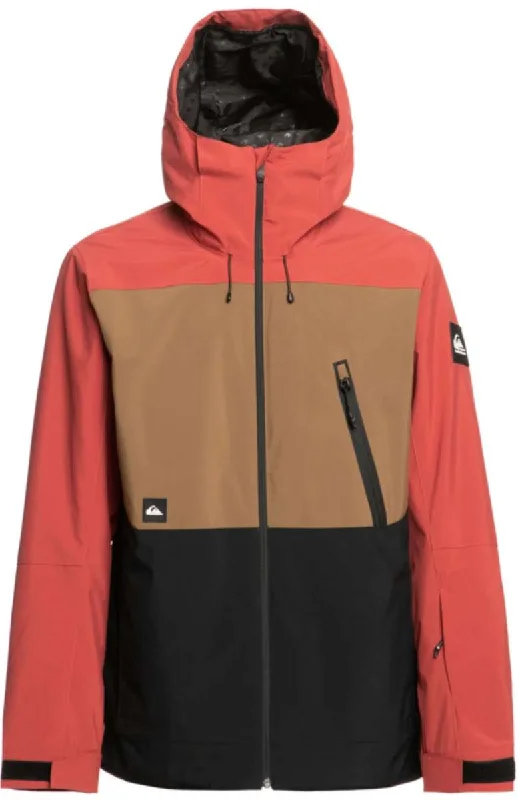 Quiksilver Sycamore Insulated Jacket 2024 A-Line Jacket Boat Neck Shawl Collar