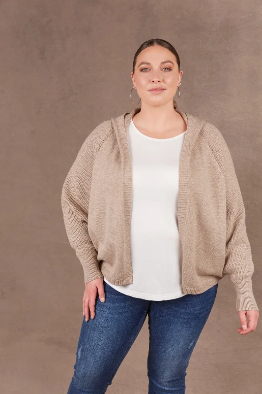 Eb & Ive Nawi Cardigan - Various Colours, One Size Open Front Closed Front Wrap Front