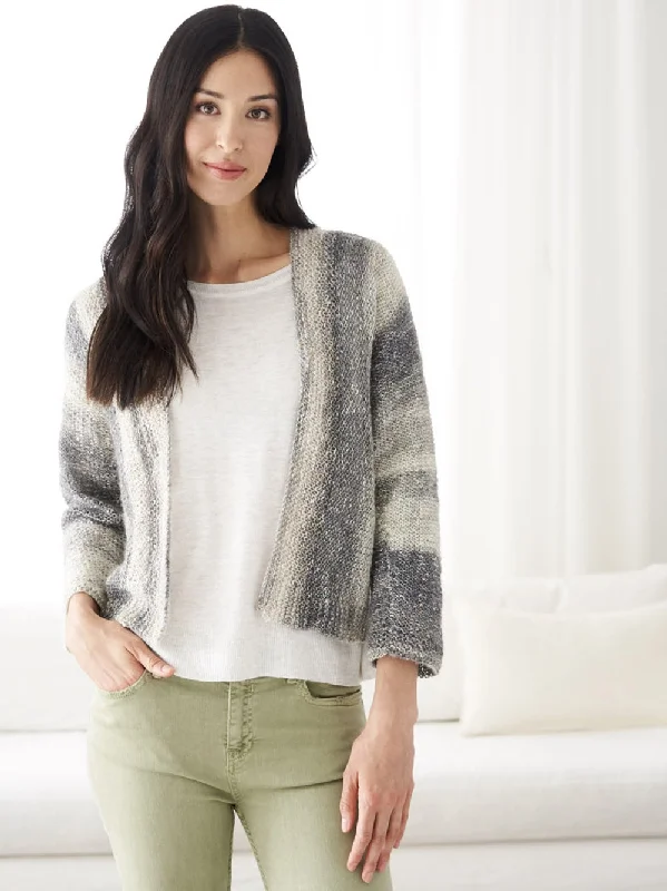 Light 'N Easy Cardigan (Knit) - Version 2 Thin Thick Dense