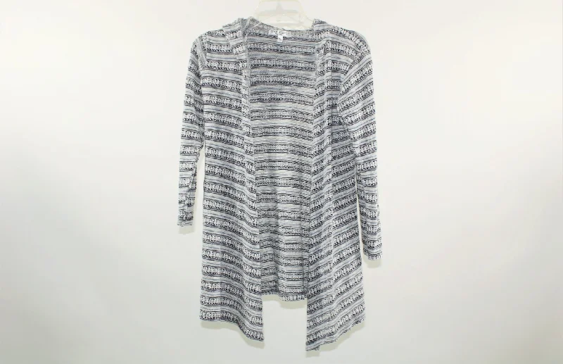 Say What? Knit Hooded Cardigan | M Terry Terry Cloth Terry Knit