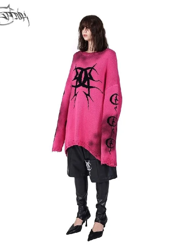 Genderless Mid-Length Sweater【s0000004836】 Welt Pockets Slit Pockets Flap Pockets