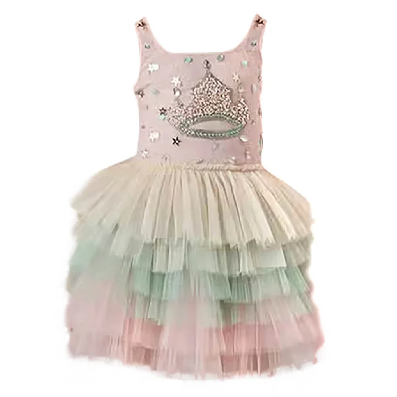 Tiara Tutu Dress Blush/Ivory/Sage