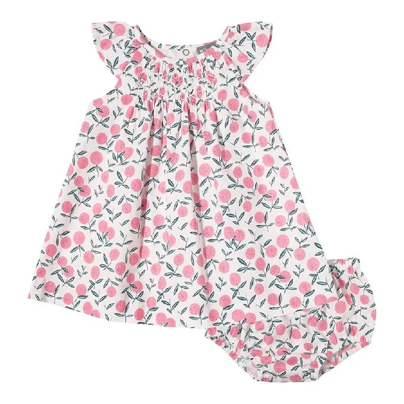 Smocked Dress Set Lemons
