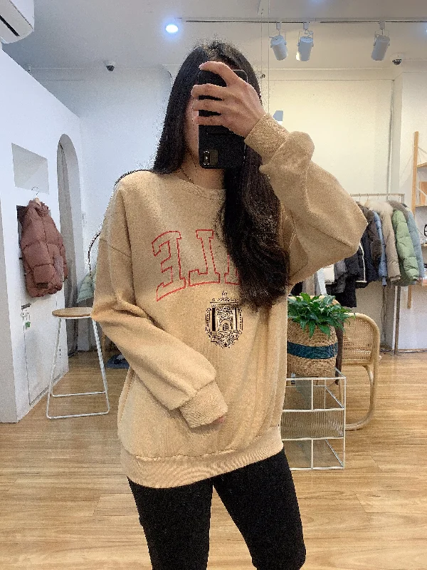 YALE Beige Jumper Chenille Brocade Lace