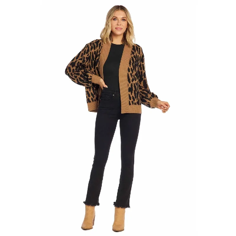 Tan Sinclair Cardigan by Mudpie Layered Multi-layer Single Layer