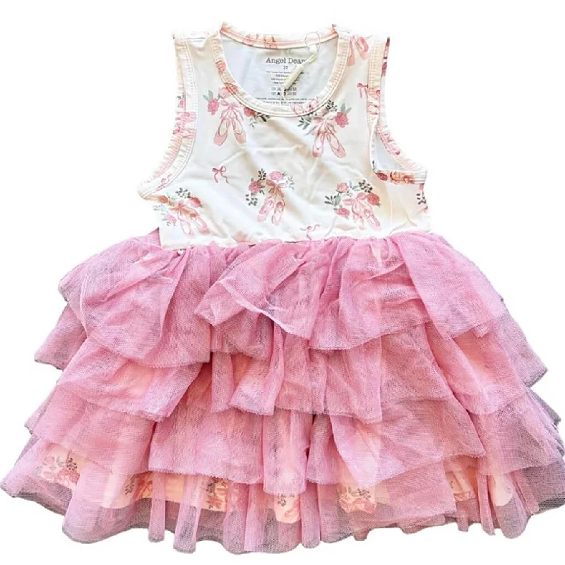 Angel Dear Ballerina Smocked Dress Ballet Shoes