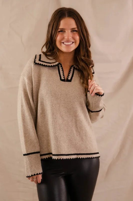 Reserved For Me Sweater Front Pockets Side Pockets Patch Pockets