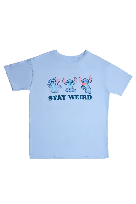 Stitch Weird Graphic Relaxed Tee Modern Contemporary Chic